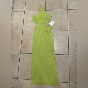 NWT RNWY Lime Green Sleeveless Maxi Dress XXL